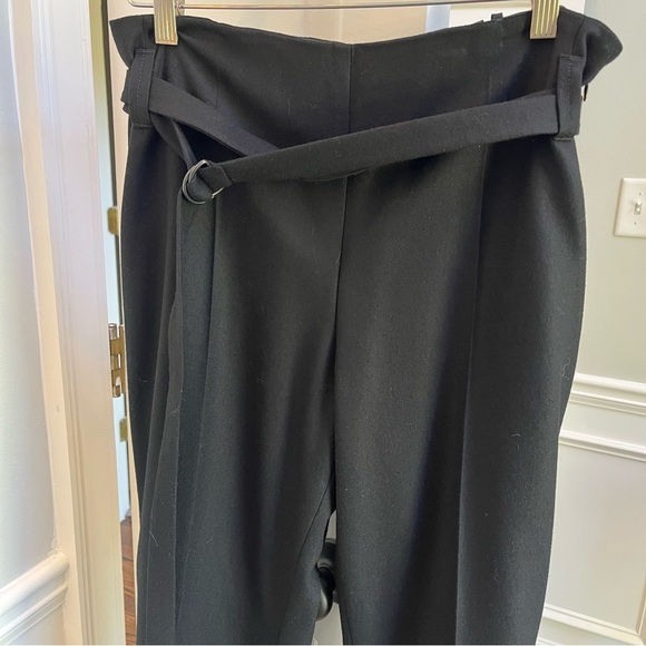Akris Punto Cuffed Black Wool Pants 10 - Picture 4 of 9